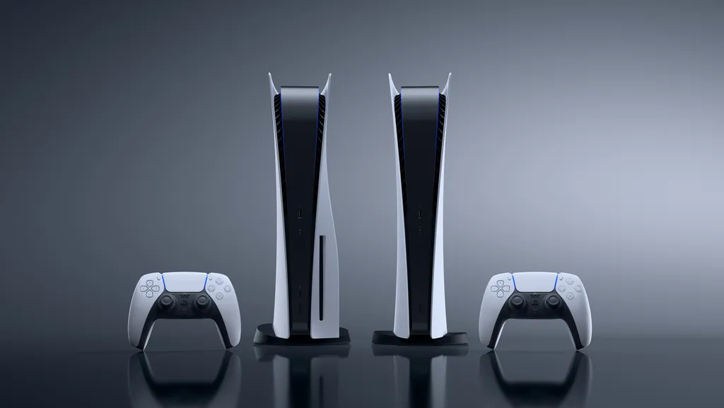 PS5 foi lançado em 2020 com duas versões: uma com e outra sem leitor de discos (Foto: Divulgação/Sony)