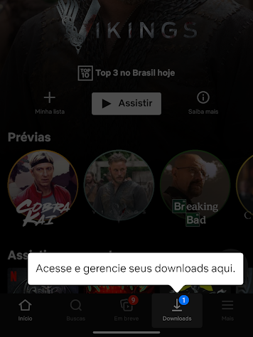 Abra seus downloads (Imagem: André Magalhães/Captura de tela)