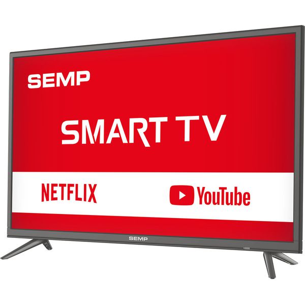 Smart TV Led 32" Semp S3900S HD com Wi-fi Integrado 2 HDMI 1 USB [NO BOLETO]