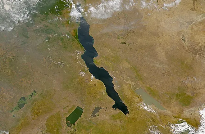A região da Fenda do Leste Africano é formada pelo movimento de falhas normais (Imagem: Imagem: NASA/Wikimedia Commons)