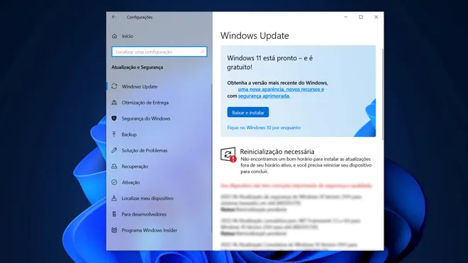 Baixe atualizações do DirectX pelo Windows Update (Captura de tela: Canaltech/Felipe Freitas)