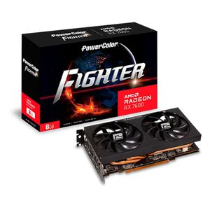 Placa de Vídeo RX 7600 Fighter Power Color AMD Radeon, 8GB GDDR6 - RX 7600 8G-F
