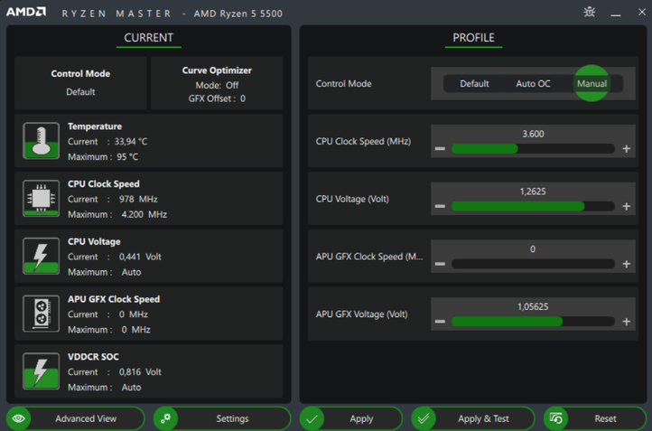 AMD Ryzen Master