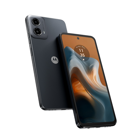 Moto G34 5G será vendido nas cores preto e azul, com nova identidade visual da linha Moto G
