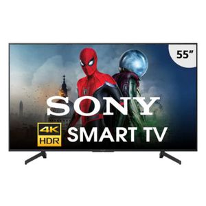 Smart TV LED 55" Sony KD-55X705G Ultra HD 4K 3 HDMI 3 USB Wi-Fi Preta