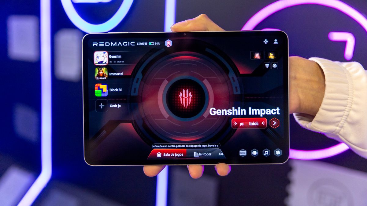 Tablet gamer da RedMagic chega ao Brasil com hardware poderoso e preço acessível
