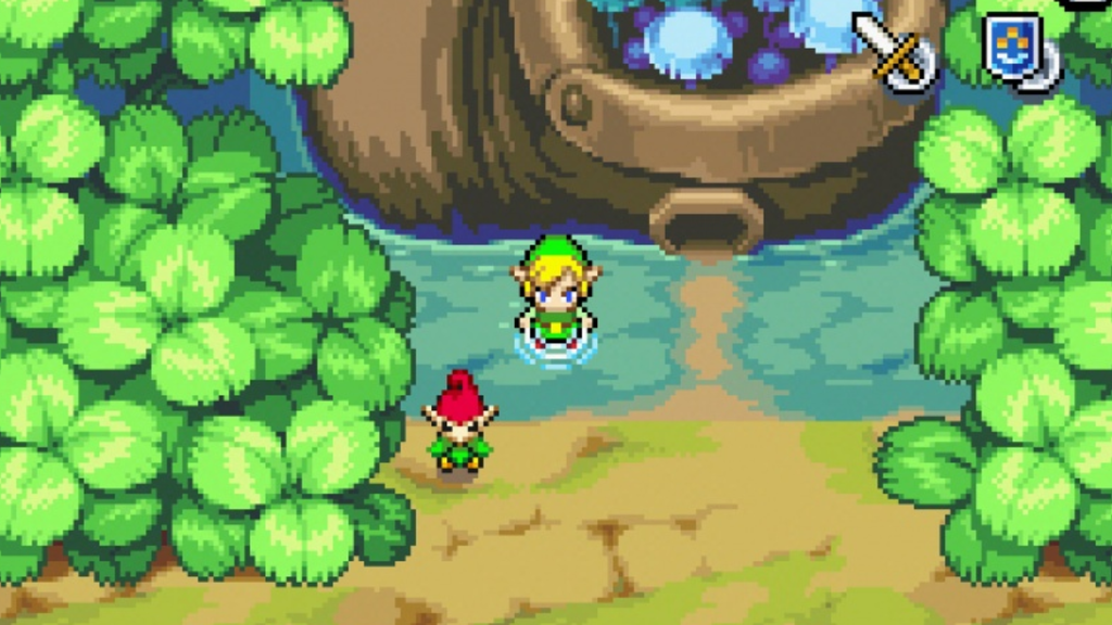 Link em The Legend of Zelda: The Minish Cap