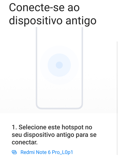 Crie um hotspot e conecte-se com o outro aparelho (Imagem: André Magalhães/Captura de tela)