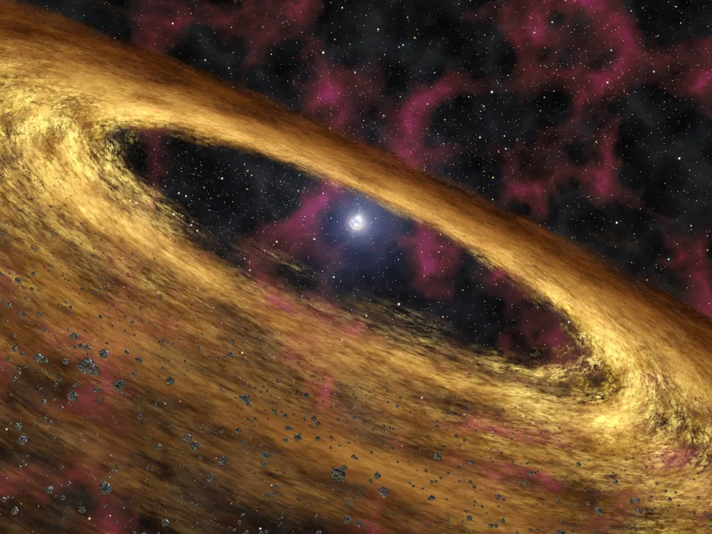 Cerca de doze pulsares "viúvas negras" são conhecidos na Via Láctea (Imagem: Domínio público)