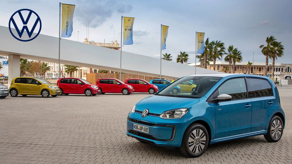 A versão elétrica do UP é o carro à bateria mais barato da Volkwsagen na Europa (Imagem: Divulgação/Volkswagen)