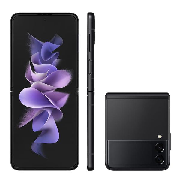 Smartphone Samsung Galaxy Z Flip3 128 GB Preto 6.7" 5G [CUPOM]