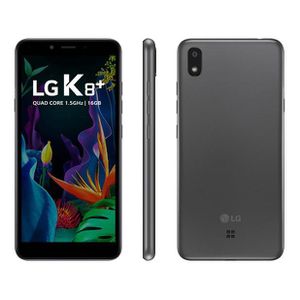 Smartphone LG K8 Plus 16GB Platinum 4G Quad-Core - 1GB RAM 5,45” Câm. 8MP + Câm. Selfie 5MP