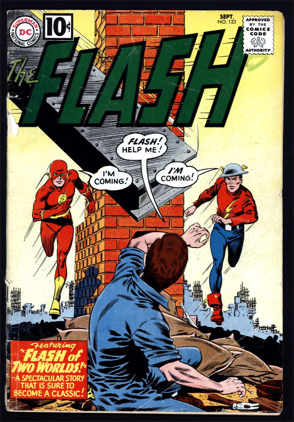 Evento de impacto da DC Comics: Flash de Dois Mundos (Imagem: Reprodução/DC Comics)