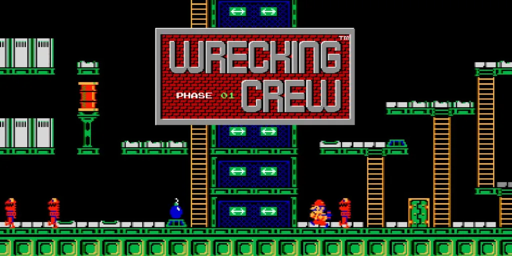 Embora a menção a Wrecking Crew seja bastante óbvia, nem todo mundo conhece o jogo (Imagem: Reprodução/Nintendo)