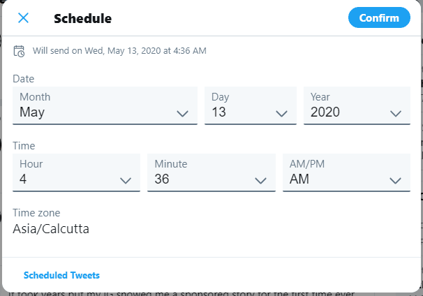 Twitter está testando ferramenta de agendamento de publicações