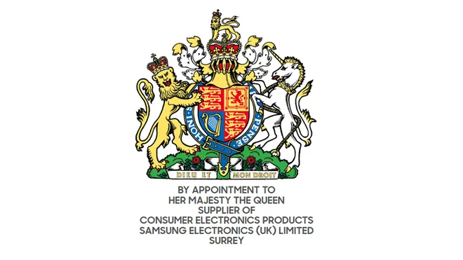 Selo é exibido no site da Samsung no Reino Unido (Imagem: Samsung)