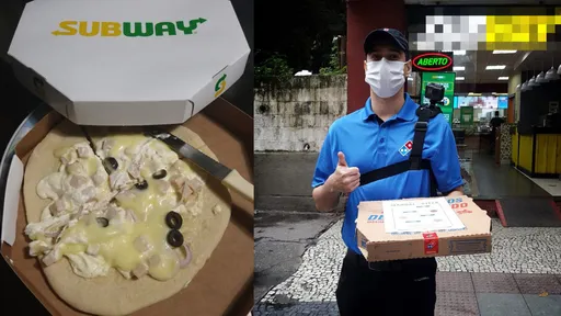 Que audácia! Domino’s entrega manual para fazer pizzas em lojas Subway