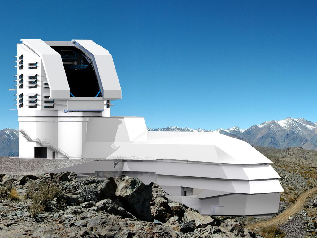 Conceito do novo telescópio chileno (Imagem: LSST)