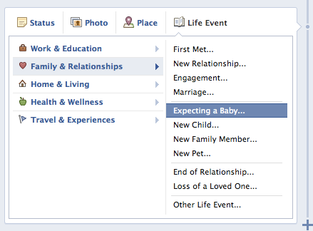 Esperando Bebê Facebook