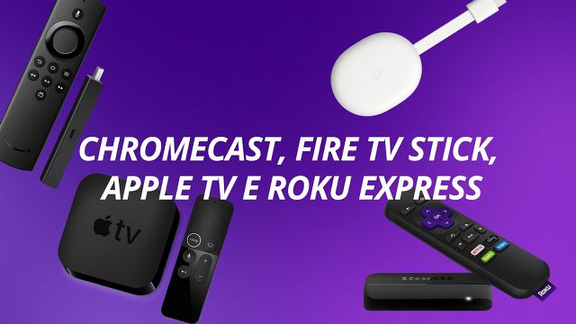 Chromecast vs Fire TV Stick vs Apple TV vs Roku Express, QUAL É O MELHOR?