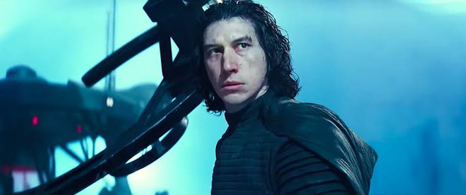 Adam Driver como Kylo Ren no universo Star Wars (Imagem: Lucasfilm)