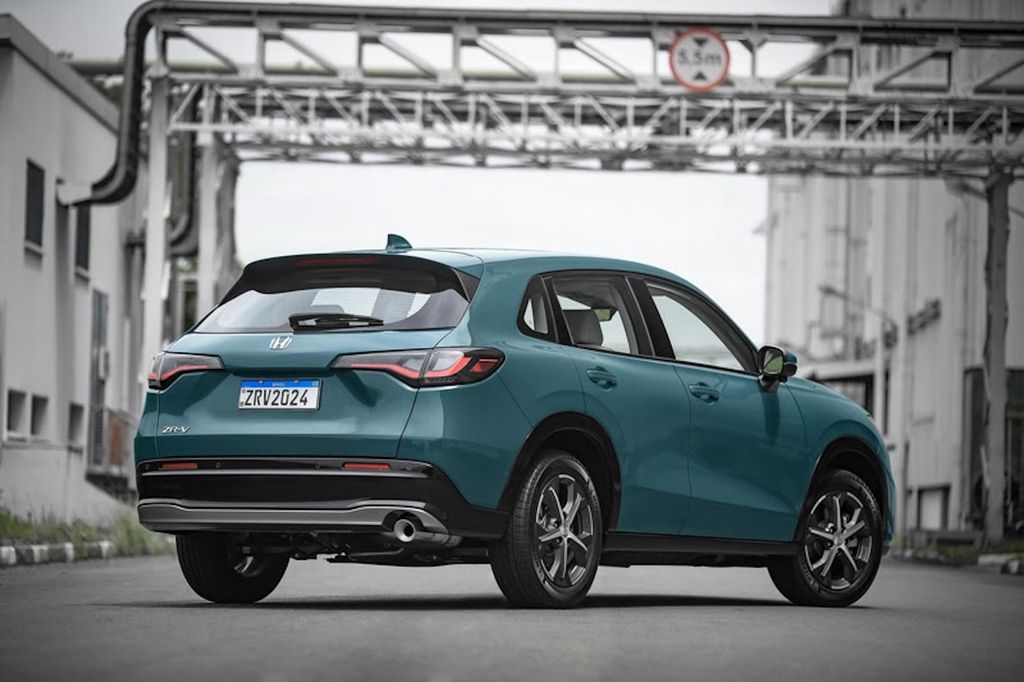 Honda ZR-V visto por trás