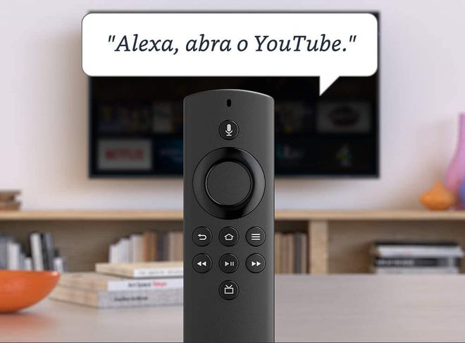 Integração com Alexa é um dos maiores diferenciais do novo Fire TV Stick (Imagem: Reprodução/Divulgação/Amazon)