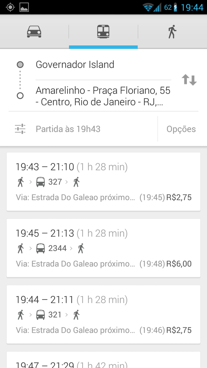 Google Maps - Transporte público Google Maps - Transporte público