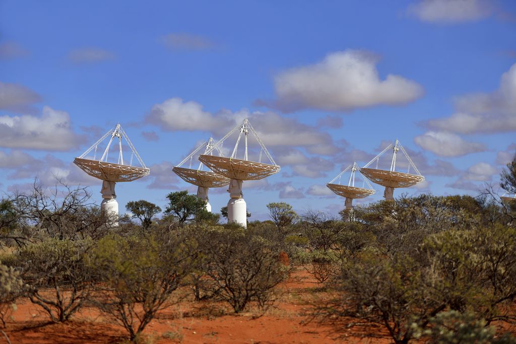 As instalações do telescópio ficam em um deserto da Austrália Ocidental (Imagem: Reprodução/CSIRO)
