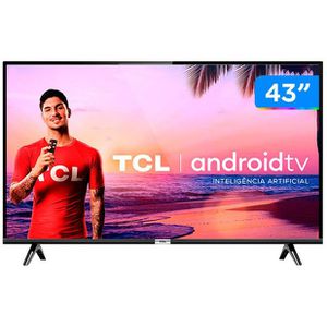 Smart TV LED 43” TCL 43S6500 Full HD - Android Wi-Fi 2 HDMI 1 USB