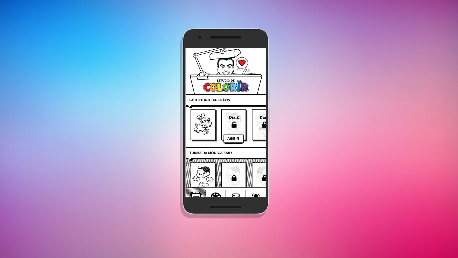 Cinco jogos de pintar online para celulares Android e iPhone