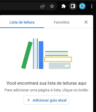O botão para exibir o Painel Lateral fica próximo das extensões e do acesso ao seu perfil do Chrome (Imagem: Captura de tela/Alveni Lisboa/Canaltech)