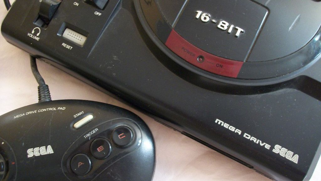 Imagem do controle do Mega Drive