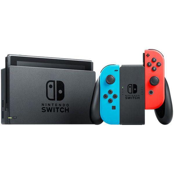 Nintendo Switch 32GB 1 Controle Joy-Con - Vermelho e Azul [À VISTA]