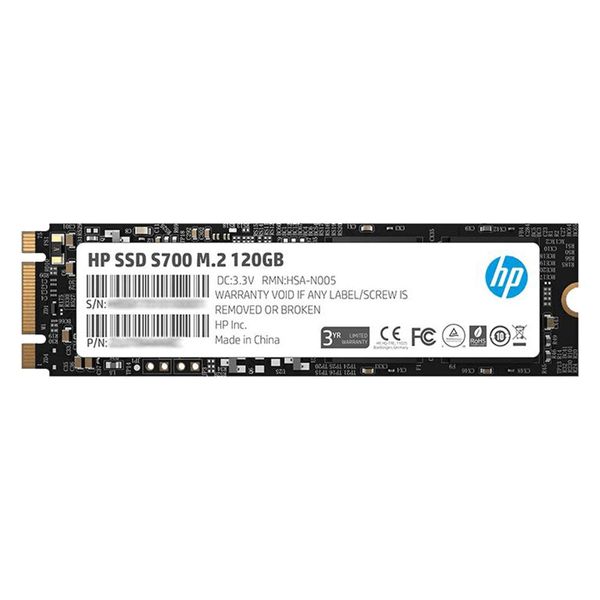SSD HP S700, 120GB, M.2, Leituras: 555Mb/s e Gravações: 470Mb/s - 2LU78AA#ABL [BOLETO]