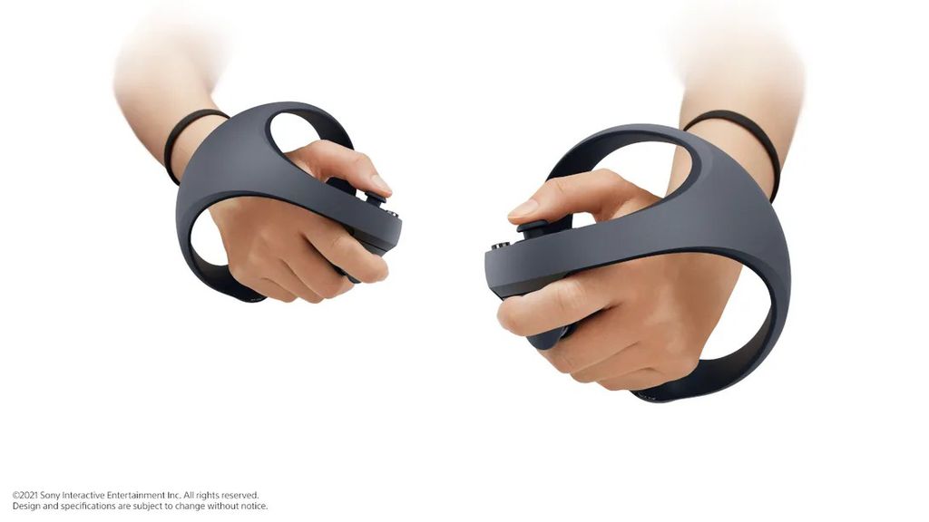 Visual do controle do PS VR2 já havia sido revelado anteriormente pela Sony (Foto: Divulgação/Sony)