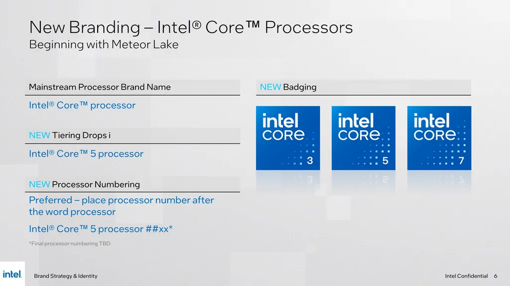 A partir de agora, os chips Intel Core i3, i5, i7 e i9 passam a se chamar Core 3, Core 5, Core 7 e Core 9 (Imagem: Divulgação/Intel)