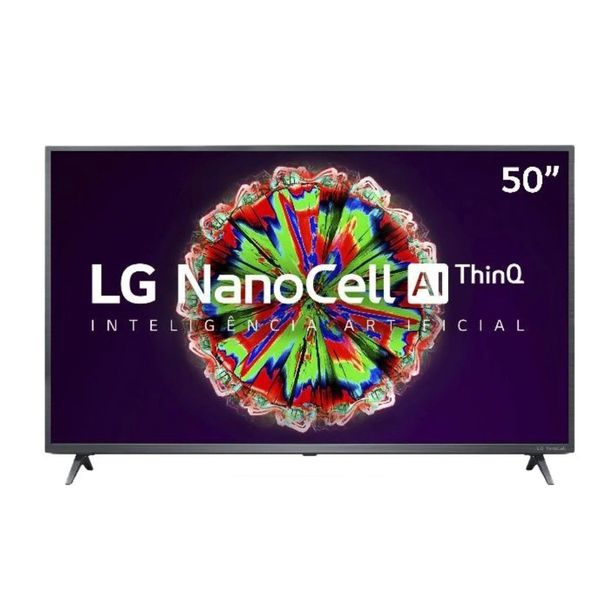 Smart TV LG 50" 4K NanoCell 50NANO79SND - WiFi Bluetooth HDR Inteligencia Artificial ThinQAI Google Assistente Alexa IOT [CUPOM]