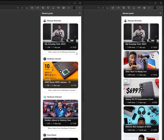 Microsoft Edge YouTube 1