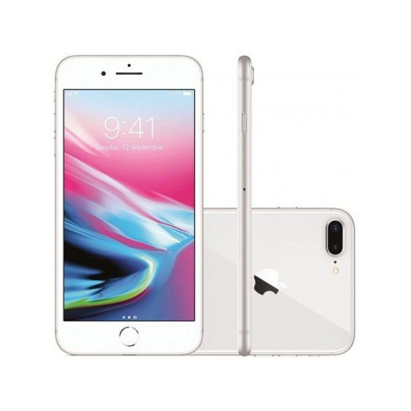 iPhone 8 Apple 64GB Prata 4G Tela 4,7” - Retina Câm. 12MP + Selfie 7MP iOS 11