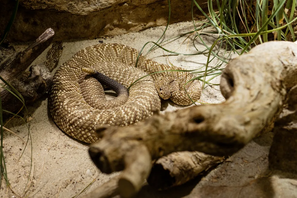 Cada cobra é criada em um ambiente que simula o seu habitat natural (Imagem: Micens/Envato)