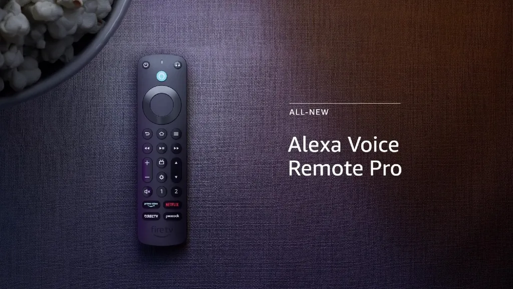 Novo controle Alexa Voice Remote Pro pode ser encontrado com facilidade graças ao alto-falante integrado (Imagem: Divulgação/Amazon)
