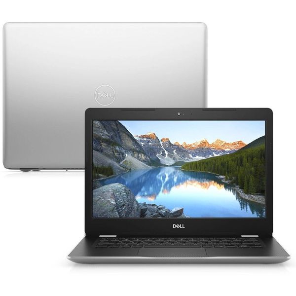 Notebook Dell Inspiron 3480-M10S 14" 8ª Geração Intel Core i3 4GB 1TB Windows 10 Prata McAfee [CUPOM]