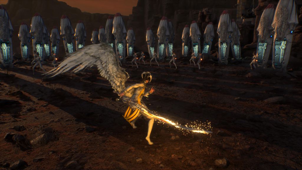 Jogo termina em uma batalha infinita ao estilo Crisis Core: Final Fantasy 7 (Imagem: Captura de tela/Durval Ramos/Canaltech)