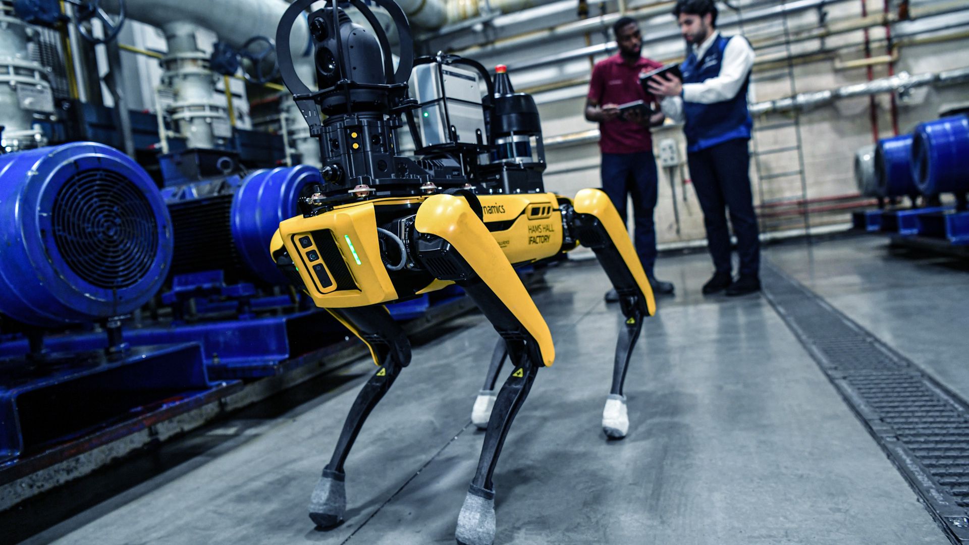 BMW “adopts” robot dog to collect data at UK factory
