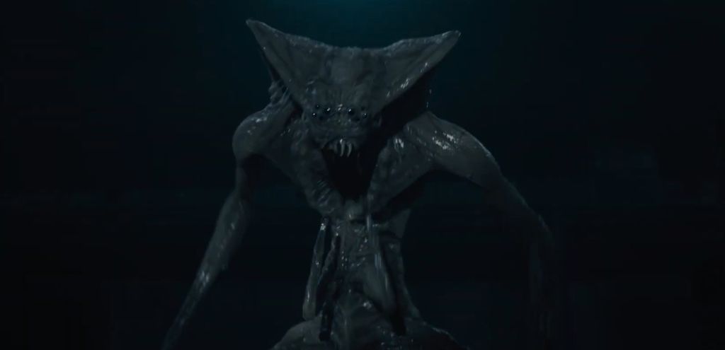 Alien fofinho, com olhinhos de aranha e pescocinho de naja (Imagem: IFC Midnight)