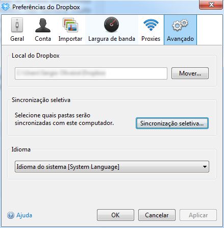 Com a sincronização seletiva você pode selecionar quais pastas e arquivos serão sincronizados num computador específico Com a sincronização seletiva você pode selecionar quais pastas e arquivos serão sincronizados num computador específico