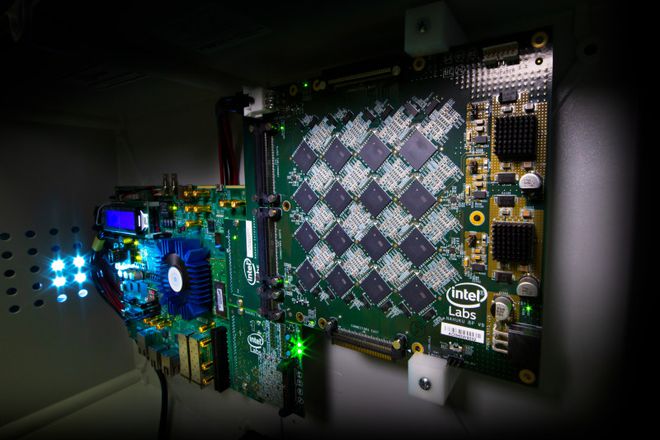 Uma placa Intel 