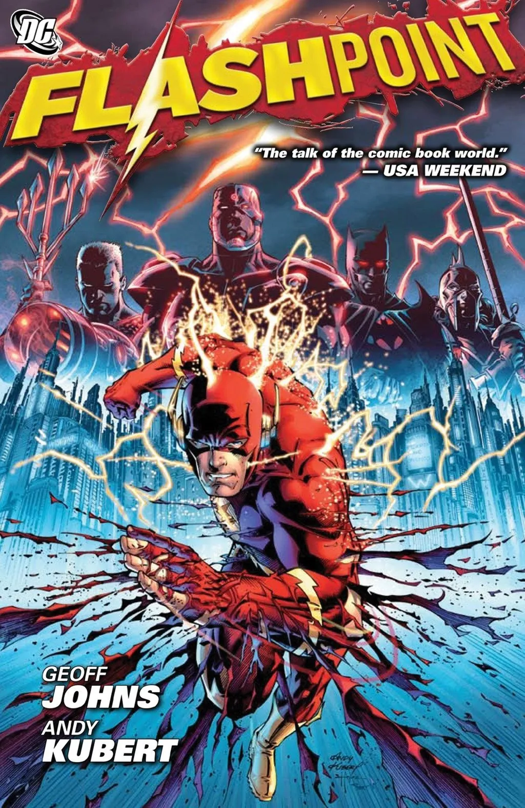 Em Ponton de Ignição, Flash volta no tempo para salvar sua mãe e acaba alterando a realidade (Imagem: Reprodução/DC Comics)