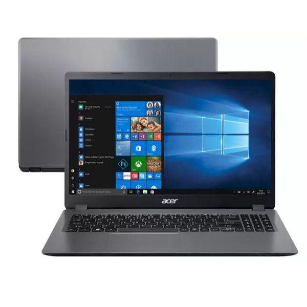 Notebook Acer Aspire 3 A315-56-3090 Intel Core i3 - 8GB 256GB SSD 15,6” LED Windows 10 [CUPOM]
